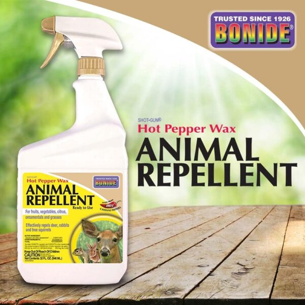 Bonide Hot Pepper Wax Animal Repellent 32 oz RTU Spray - Image 5