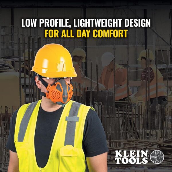 Klein Tools 60553 P100 Half‑Mask Respirator S/M - Image 6