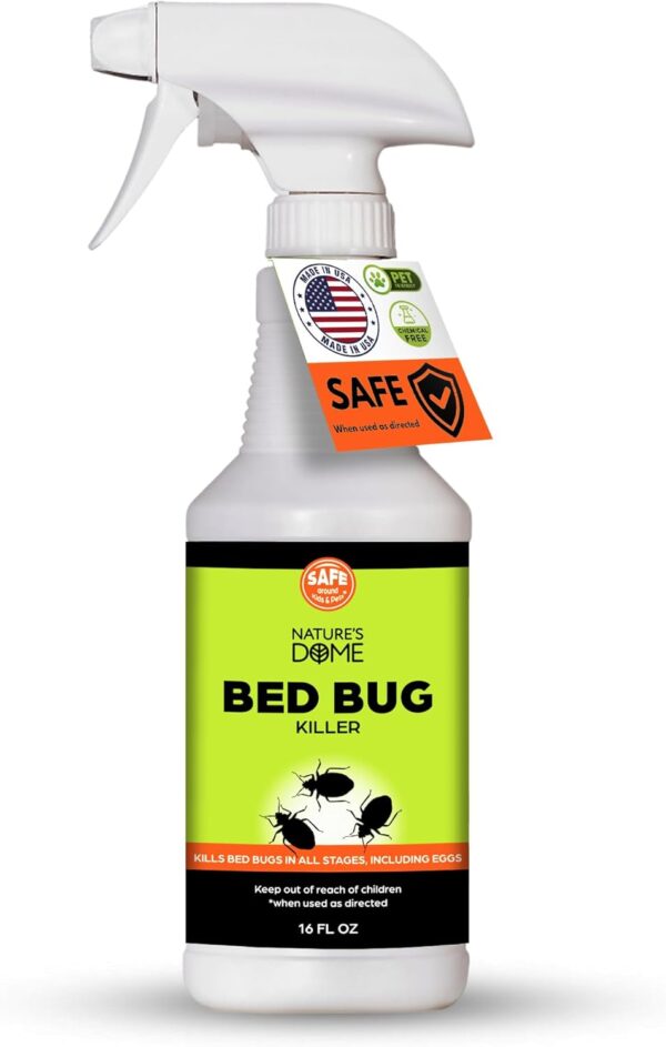 Nature’s Dome Bed Bug Spray: Lasting Defense, 16 oz + 3.4 oz - Image 2