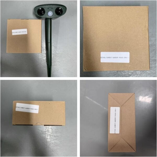 4-Pack Solar Ultrasonic Animal Repellent 2025 with Motion Detection - Image 9