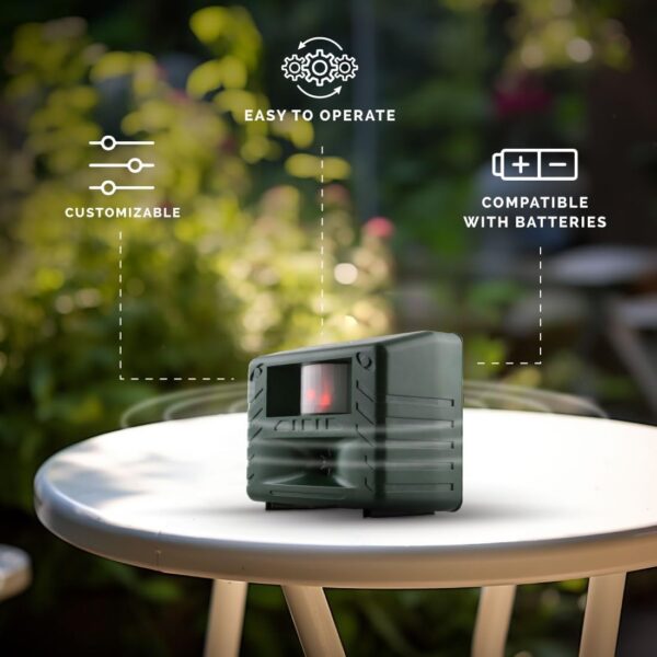 Bird-X Yard Gard Ultrasonic Animal Repeller with Motion Sensor - 4,000 sq ft Coverage - Image 3