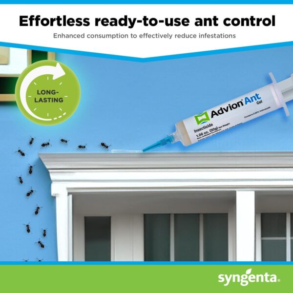 Advion Ant Gel Bait 4×30 g Pack of 2 with 0.05% Indoxacarb - Image 5