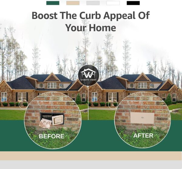 Exterior Crawl Space Vent Cover with 2-inch Insulation Blocks - Image 5