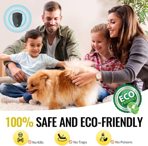 Rodent Repellent Indoor Ultrasonic Plug-In for Home, Attic, Garage, Warehouse (1 Pack) - Image 6