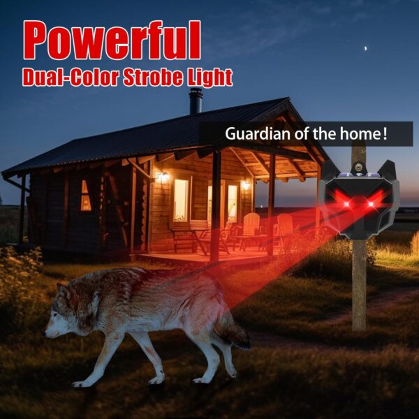 4-Pack Solar Predator Lights and Motion Animal Repeller for Coops, Yards, and Farms - Image 2