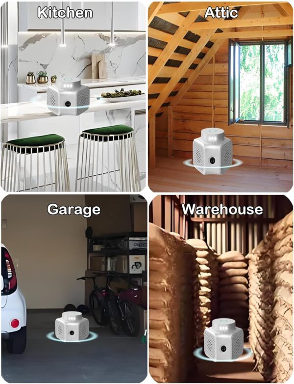 Ultrasonic Mouse Repellent Plug-In, Indoor Rodent and Insect Deterrent - Image 6