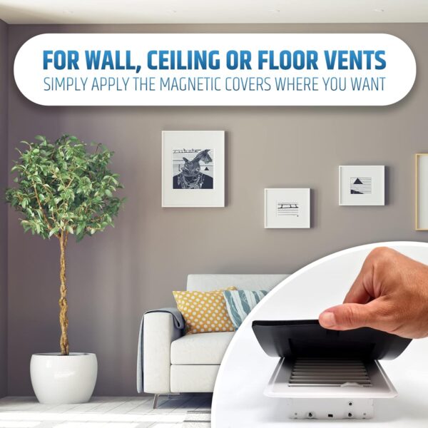 Powerful Magnetic Vent Covers – 6 × 12.75 Inch, 3‑Pack - Image 8