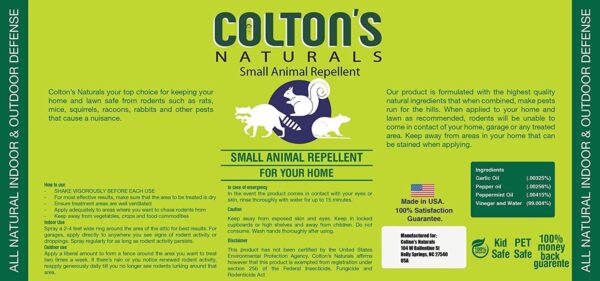 All Natural Rodent Repellent Spray 32 oz for Home, Yard and Car Engines - Image 4