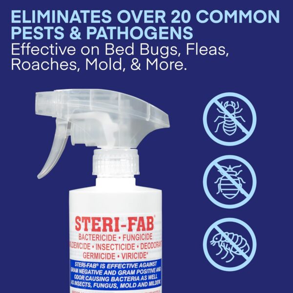 Steri-Fab All-in-One Disinfectant & Insecticide Spray, 16 oz, - Image 2