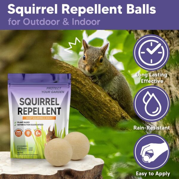 Squirrel & Chipmunk Repellent Pouches, 1 oz Pack of 7 - Image 3