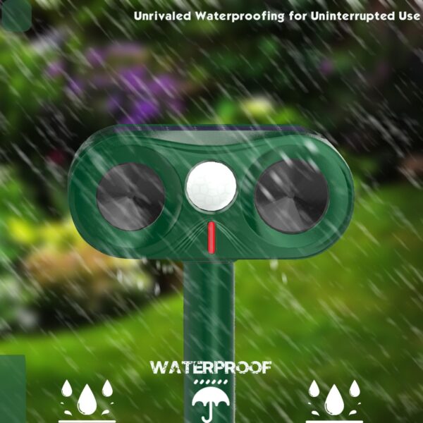 Solar-powered Ultrasonic Animal Repellent with 360° Motion Sensor - Image 5