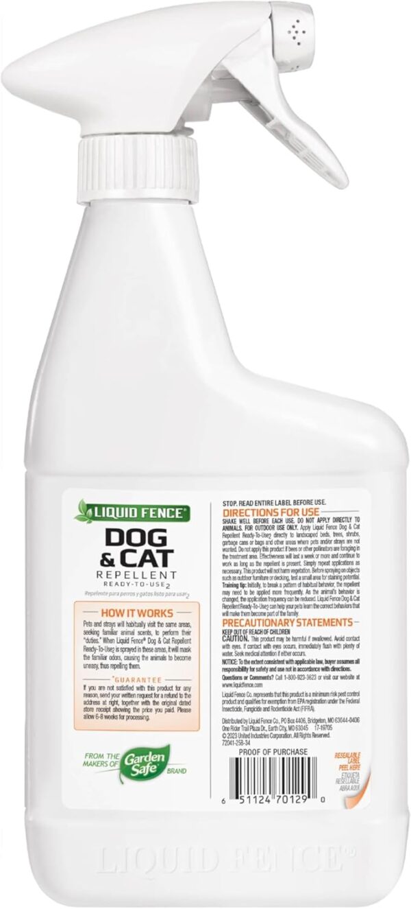Ready-to-Use Liquid Fence Dog & Cat Repellent for Yard - Image 11