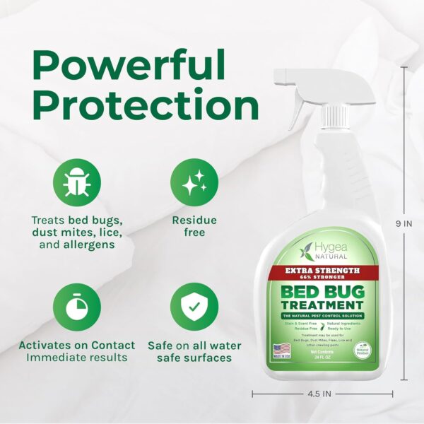 Bed Bug Spray Extra Strength 24 oz + Disposable Coveralls Medium Bundle - Image 2