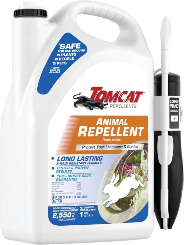 Tomcat Animal Repellent RTU, 1-Gal Comfort Wand, No Stink and Rain Resistant - Image 4