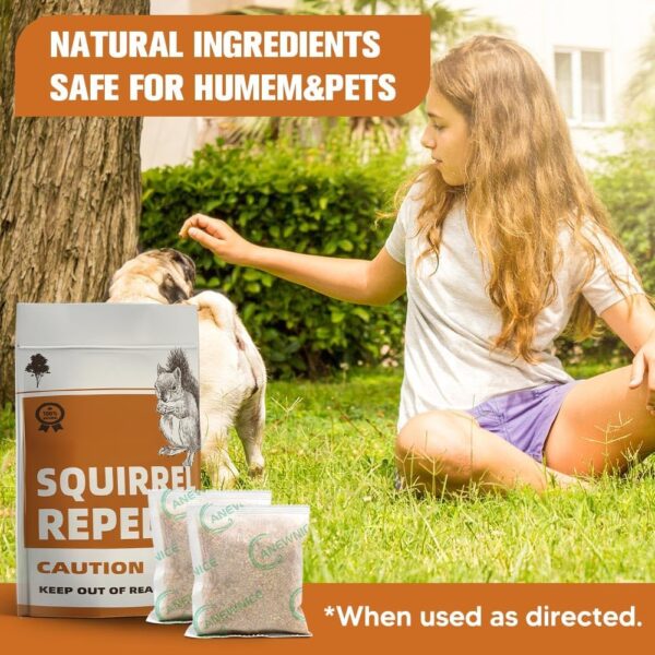 8-Pack Squirrel Repellent Outdoor Pouches for Garden, Attic, and Garage - Image 6