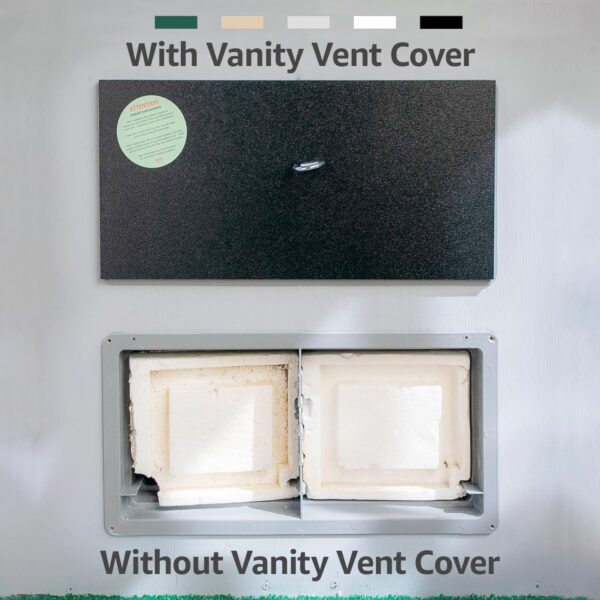 Exterior Crawl Space Vent Cover with 2-inch Insulation Blocks - Image 8