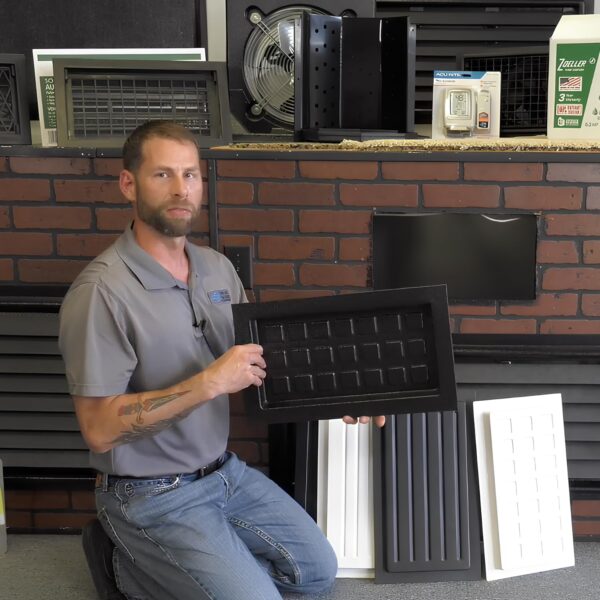 Recessed Crawl Space Vent Cover 8x16 Black: Seal Out Moisture, Pests, and Drafts - Image 8
