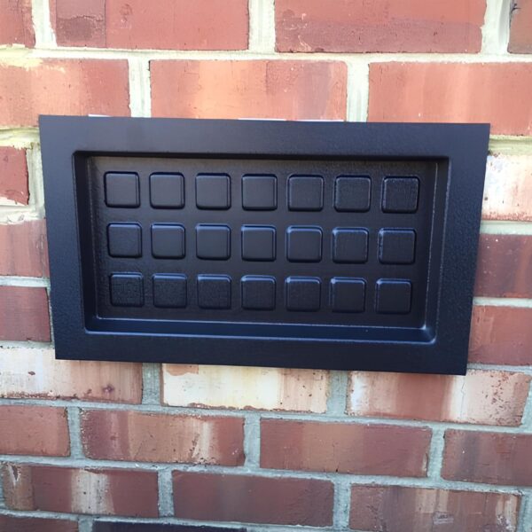 Recessed Crawl Space Vent Cover 8x16 Black: Seal Out Moisture, Pests, and Drafts - Image 7