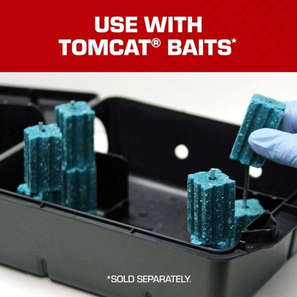 Tomcat Rodent Station, Lockable Indoor and Outdoor Bait Box for Rats and Mice - Image 5