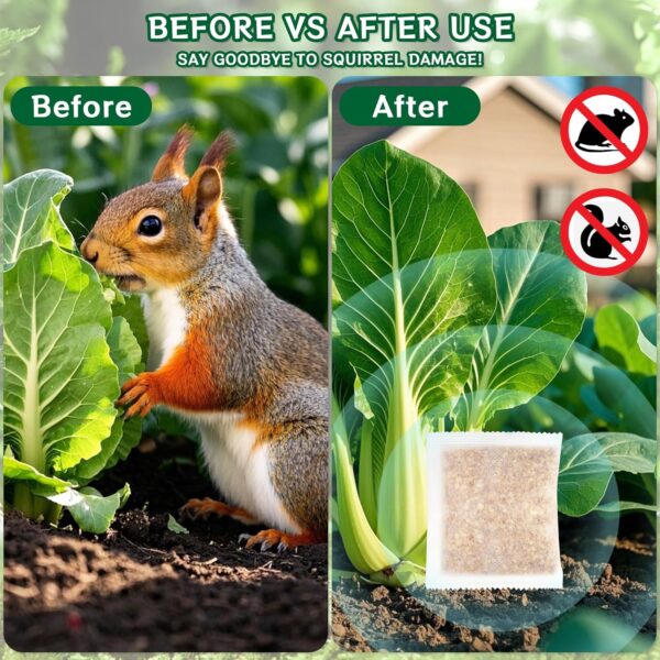 Squirrel Repellent Pouches: Natural Peppermint Rodent Deterrent, 12-Pack - Image 6