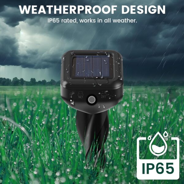 CIIC Solar Ultrasonic Mole & Gopher Snake Repellent - Image 5
