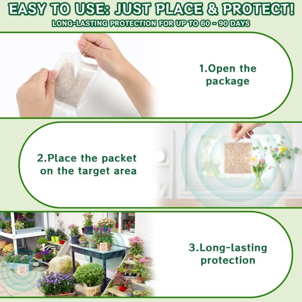 Squirrel Repellent Pouches: Natural Peppermint Rodent Deterrent, 12-Pack - Image 4