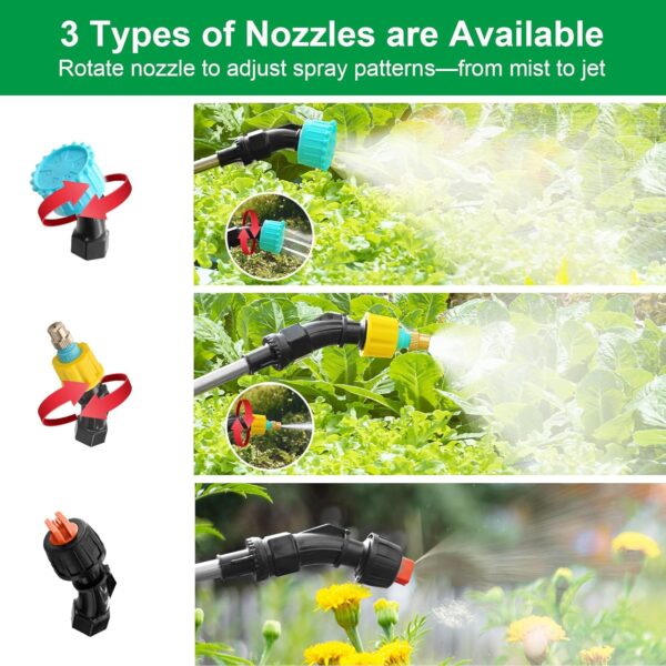 23.6 inch Battery Powered Sprayer Wand with Telescopic Lance - Image 5