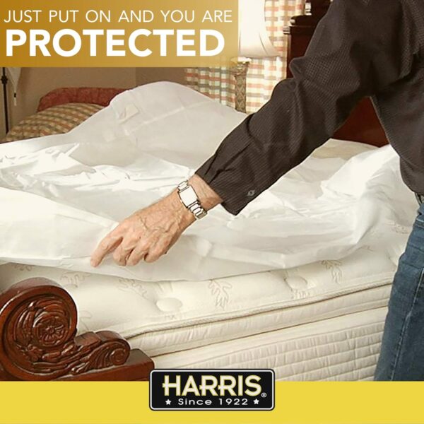 Harris Queen Bed Bug Proof Mattress Encasement, Waterproof Protector - Image 4