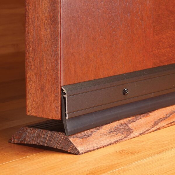 M‑D Heavy‑Duty 36″ Bronze Aluminum Door Sweep with Rubber Seal - Image 8