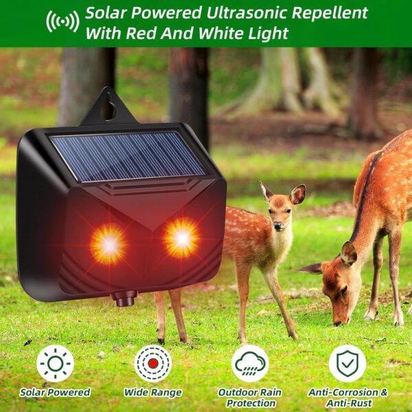 2025 4-Pack Solar Predator Eye Repeller for Yards & Farms - Image 6