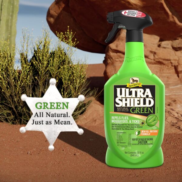 Absorbine UltraShield Green All‑Natural Fly & Insect Repellent for Horses & Dogs - Image 5