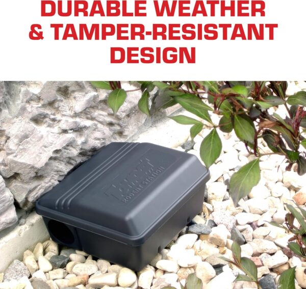 Tomcat Rodent Station, Lockable Indoor and Outdoor Bait Box for Rats and Mice - Image 3
