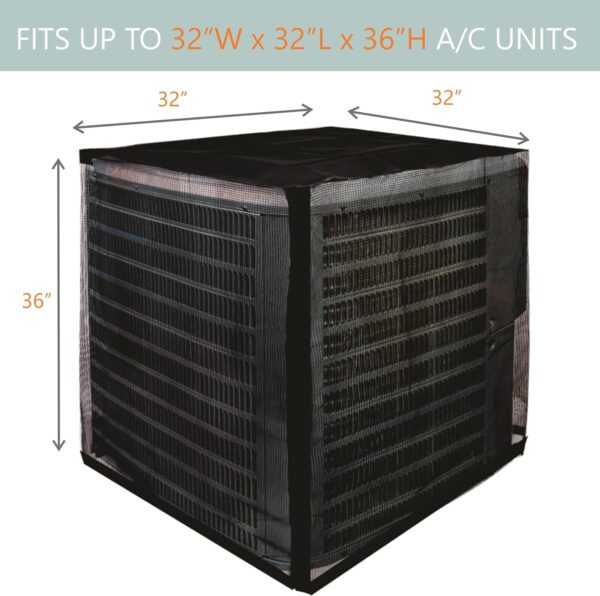 Modern Wave 32×32×36 inches Mesh AC Unit Protector - Image 2