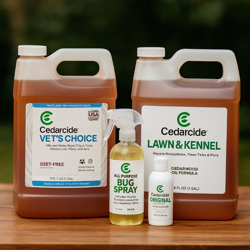 Cedarcide Vet’s Choice Flea + Tick Dip Concentrate For Pets