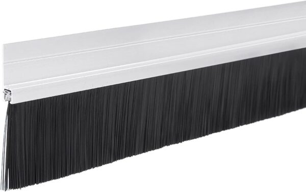 Aluminum Door Sweep With Nylon Brush
