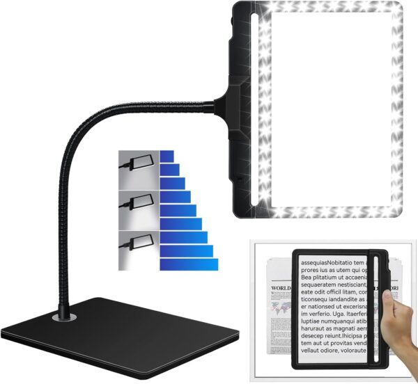 30x Magnifying Glasses With Light And Stand