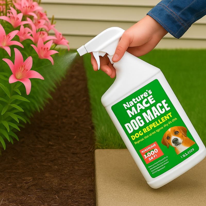 Nature mace dog repellent spray