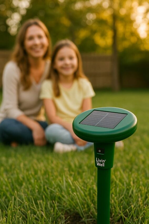 Solar Pest Repeller Stakes 