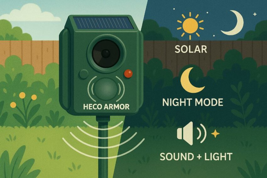 heco armor animal repellent action mode