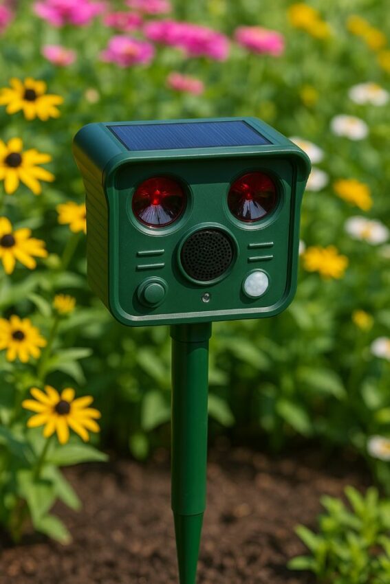 solar ultrasonic repellent
