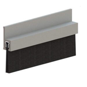 Aluminum Door Sweep With Nylon Brush