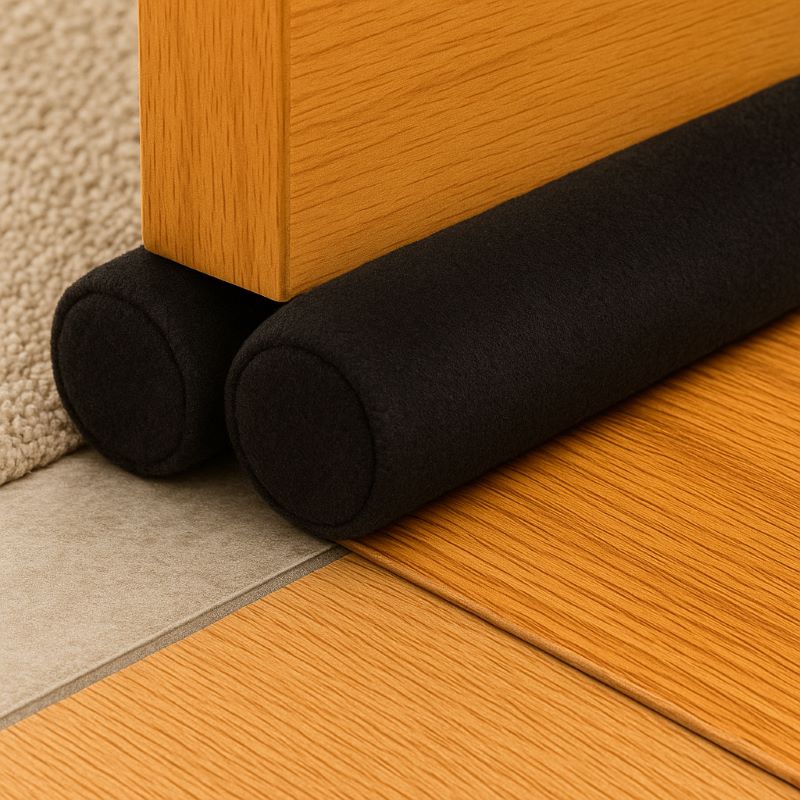 28–32in Black Door Draft Stopper Installation