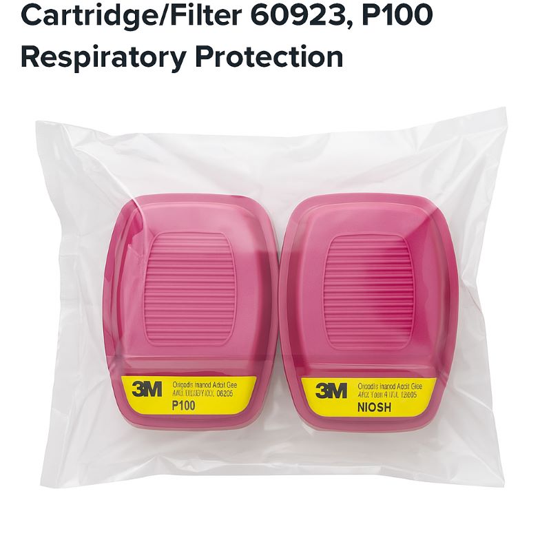 3M 60923 Organic Vapor Acid Gas Cartridge Filter P100