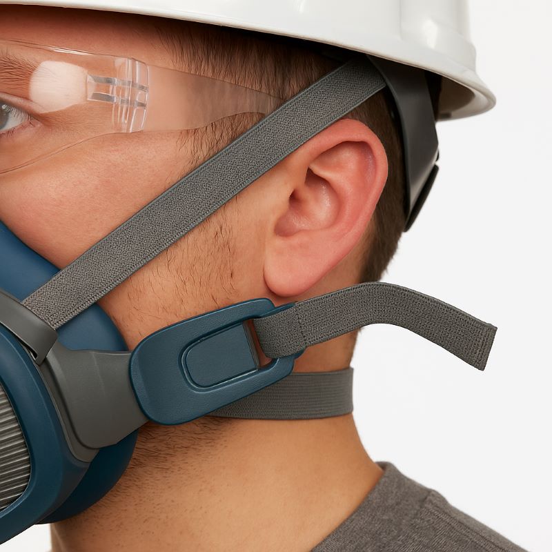 3M Rugged Comfort Half Facepiece Respirator 