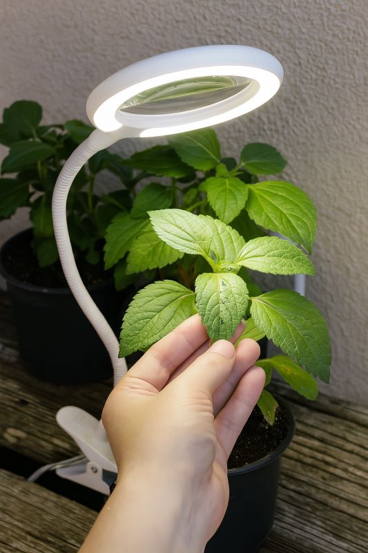 3X Desk Magnifying Glass with Light & Stand