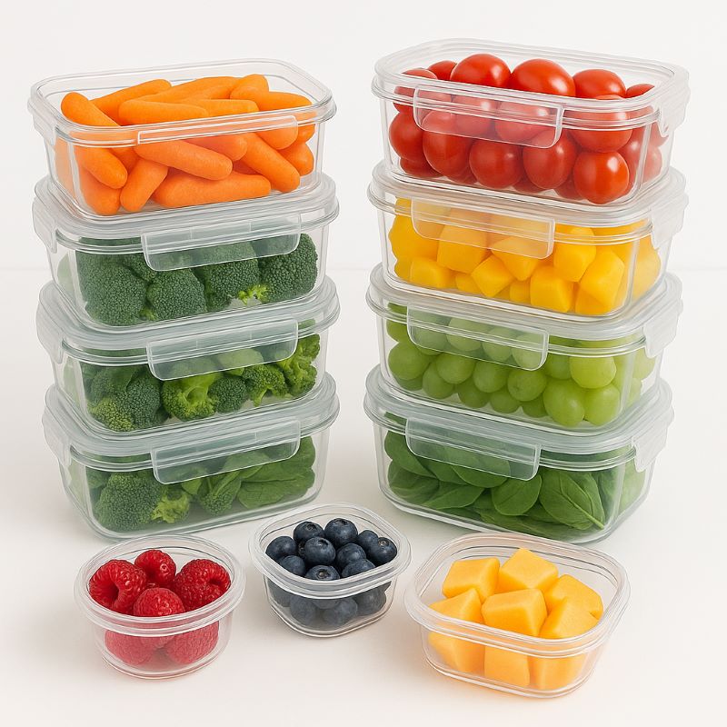 40‑Piece Airtight Food Storage Set With Fruits Inside 