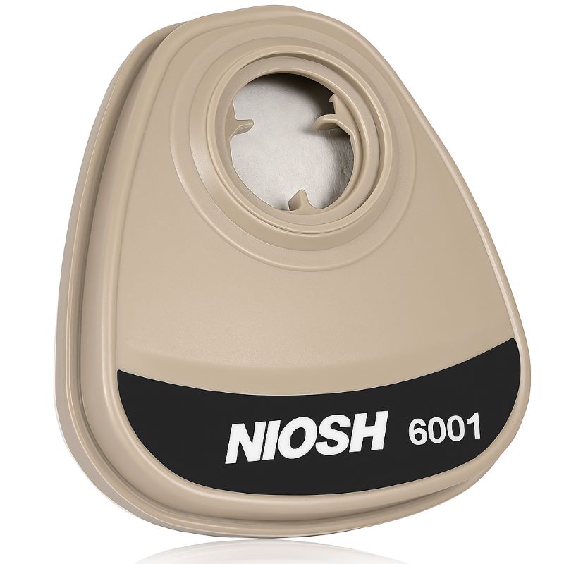 6001 Respirator Filter Cartridge Set with 5N11 Prefilters