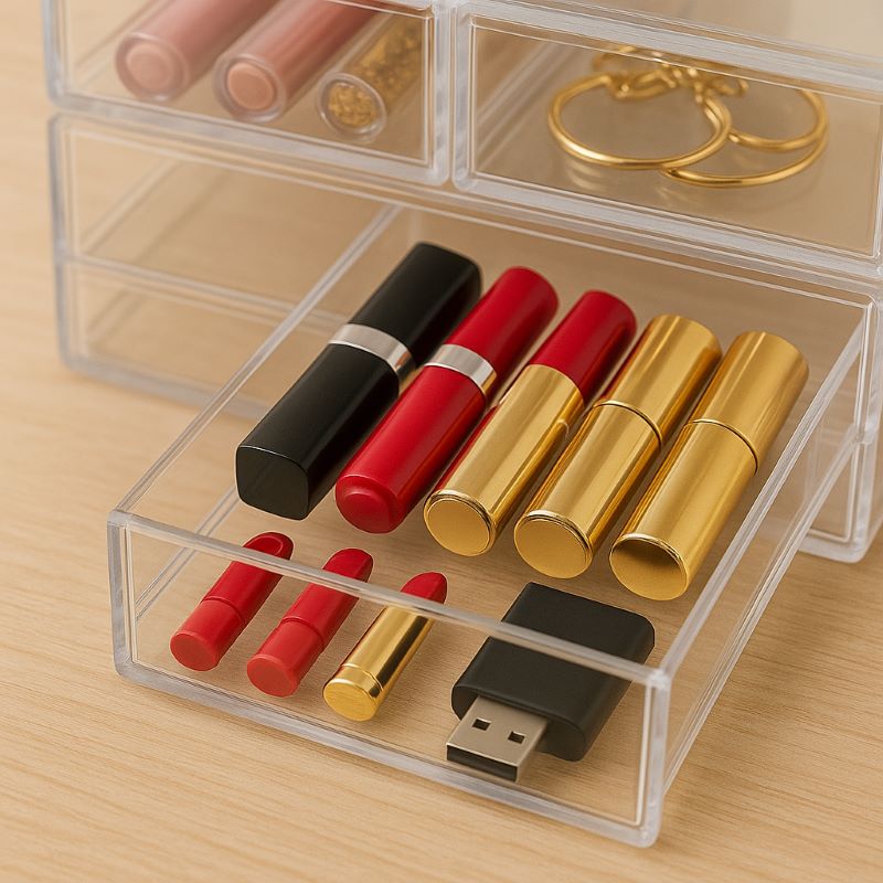 Clear Acrylic 16‑Drawer for Make up