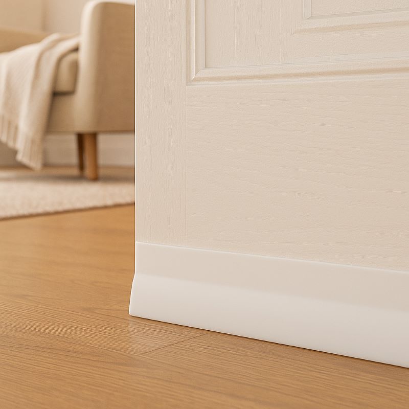 Extra-Wide 3 inch Door Draft Stopper In action