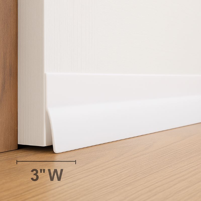 Extra-Wide 3 inch Door Draft Stopper